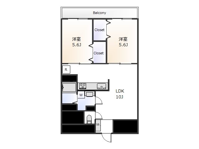 五反田スカイハイツ 間取り