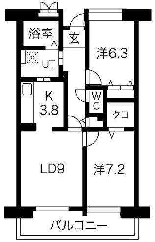 アクティ目黒駅前1号棟 間取り