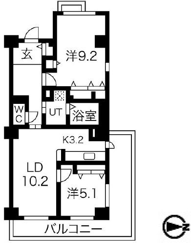 アクティ目黒駅前1号棟 間取り