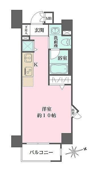 朝日シティパリオ高輪台A館 間取り
