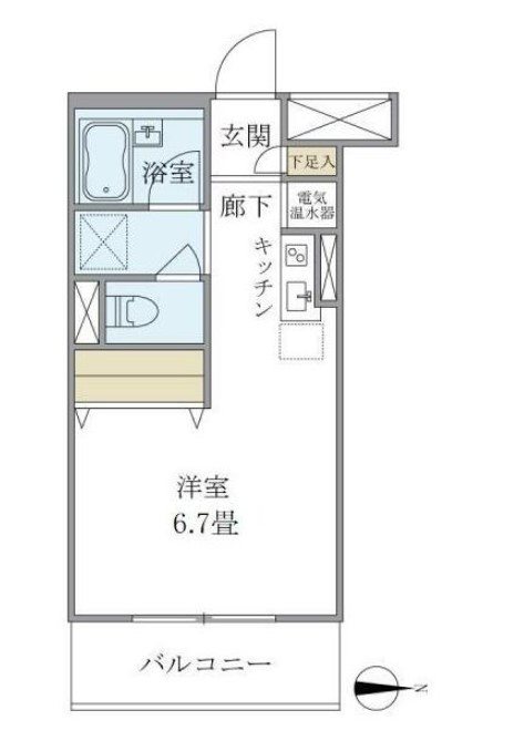 メゾンベール南麻布 間取り